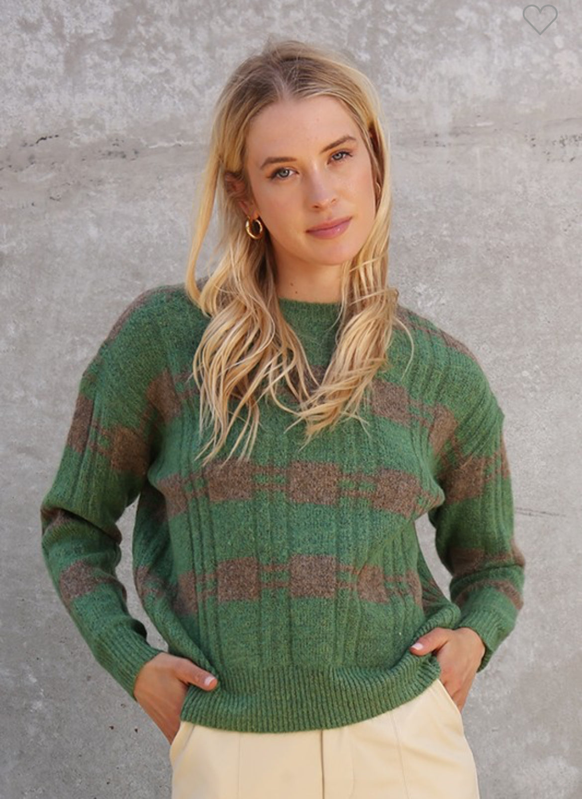 Cozy Checkered Sweater