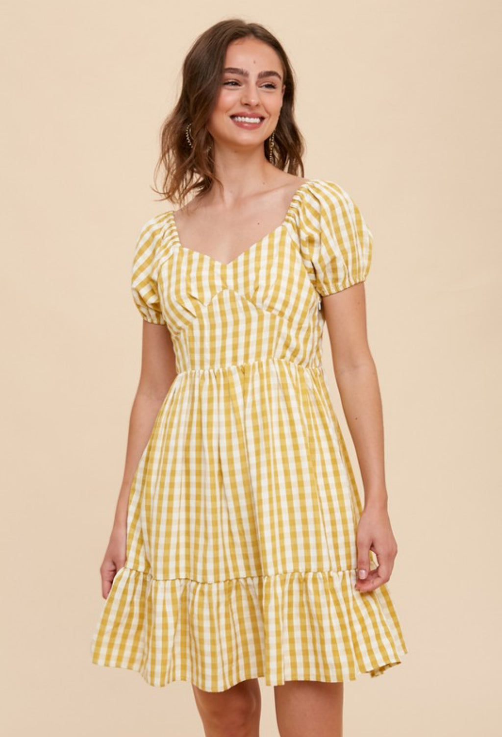Gingham Mini Dress