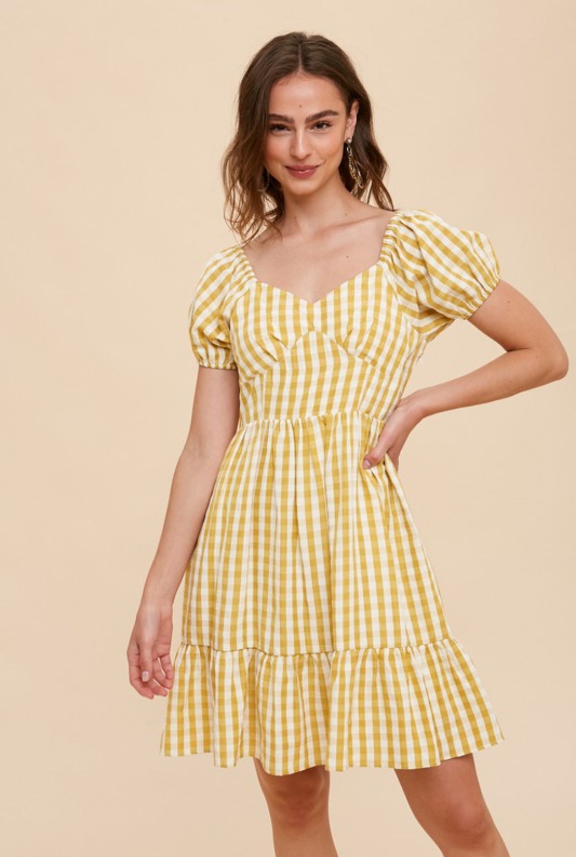 Gingham Mini Dress
