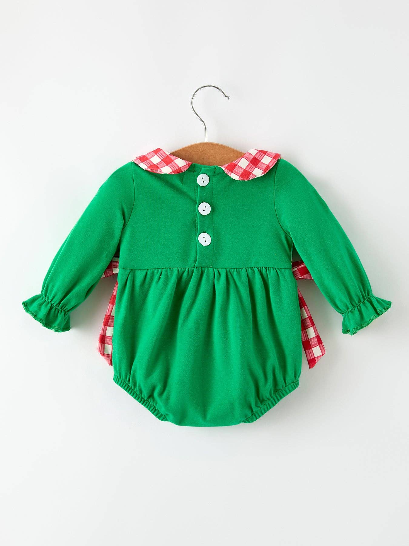Grinch Baby Girls Romper