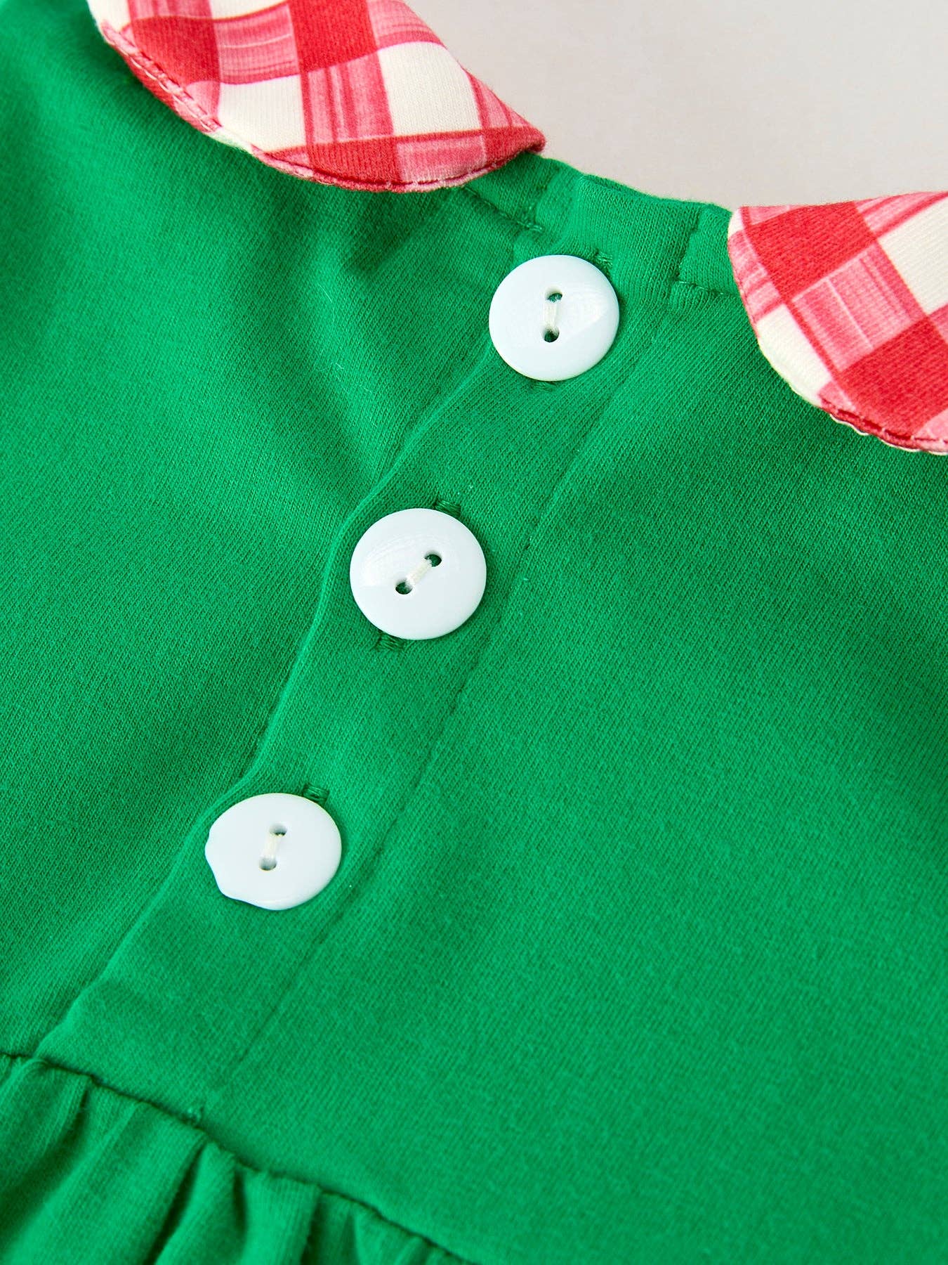 Grinch Baby Girls Romper